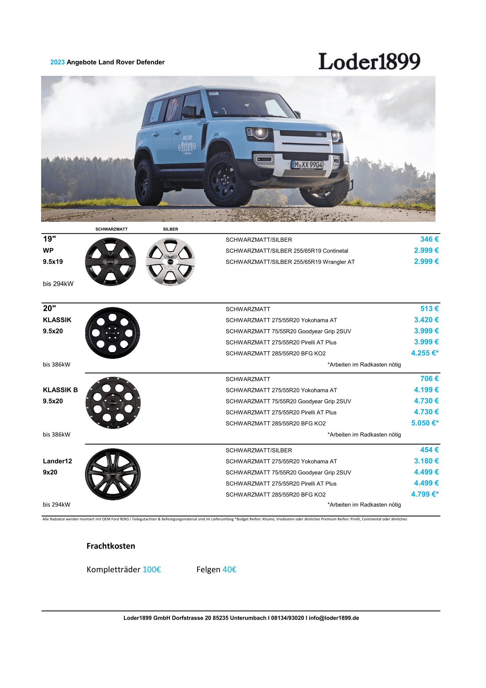 Der Loder1899 Land Rover Defender