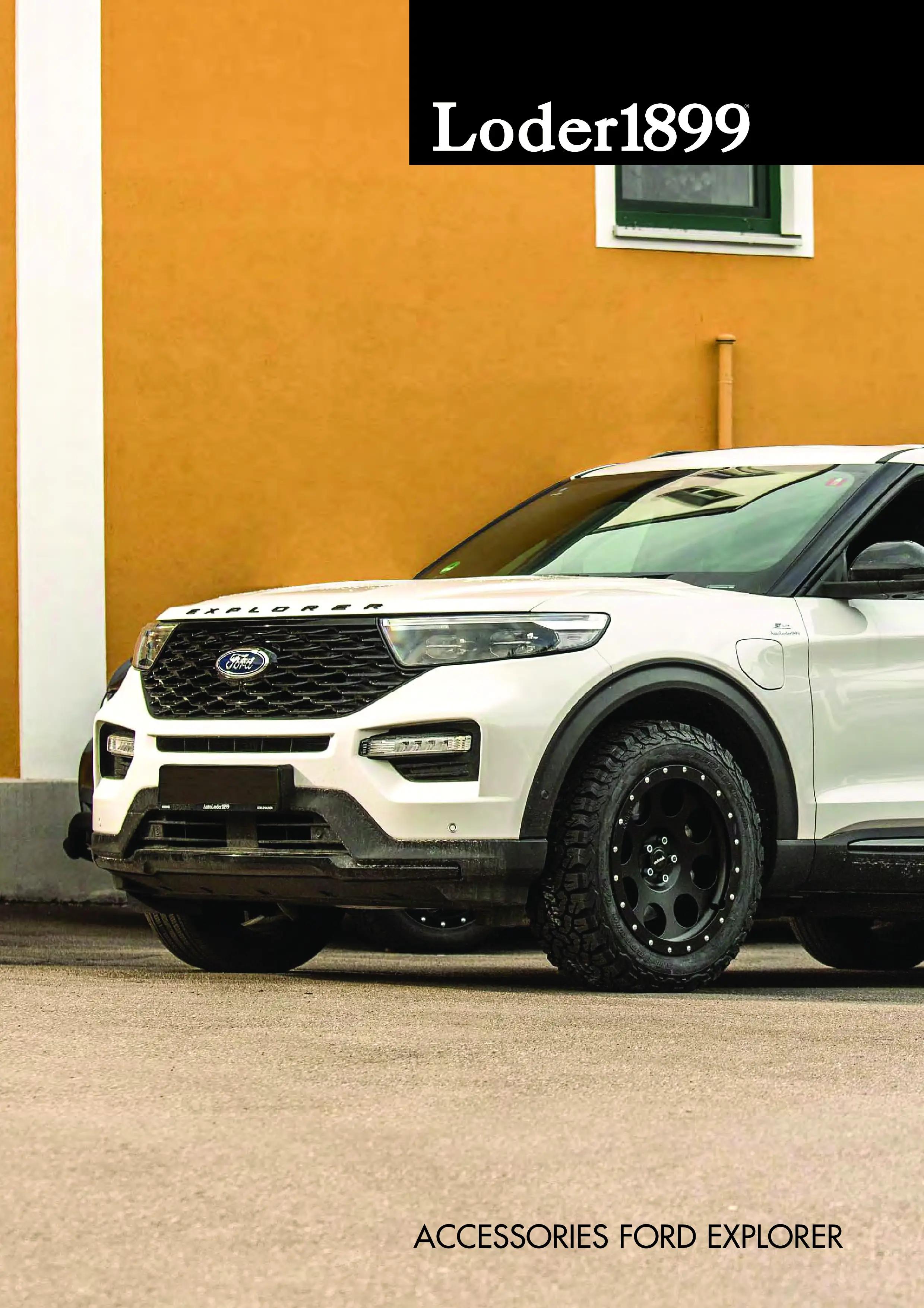 Der Loder1899 Produktkatalog für den Ford Explorer